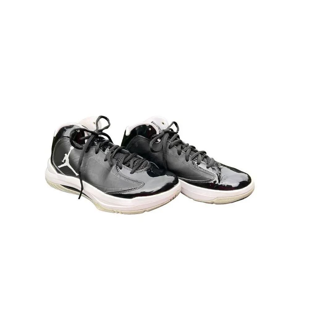 Nike Air Jordan Aero Flight Black/White/Metallic silver￼ Mens Sneakers Sz 8 5249